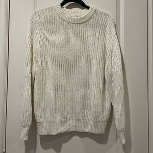 ARITZIA Wilfred Cream Knit Sweater